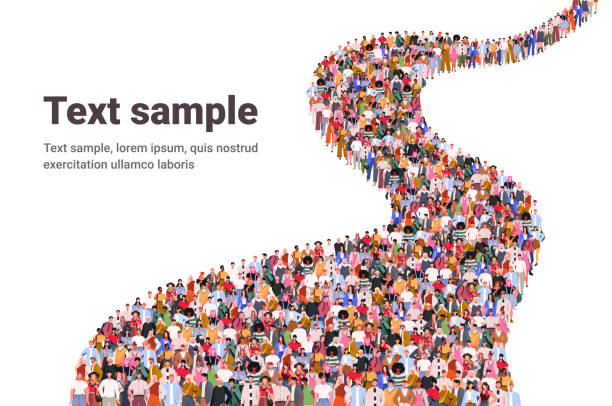 1,800+ Line Of People Stock Illustrations, Royalty-Free Vector Graphics