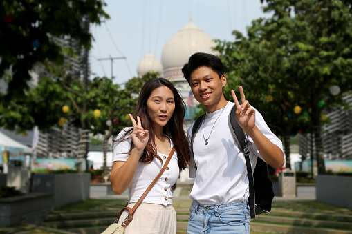 Portrait of Asian young adults