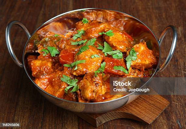 Chiken Tikka Jalfrezi Curry Stock Photo - Download Image Now - Chicken Meat, Curry - Meal, Chicken Tikka