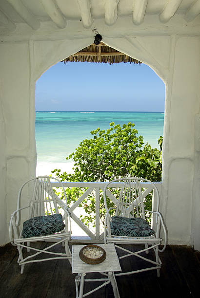 istock Terrace with view on the Indian Ocean 148245634