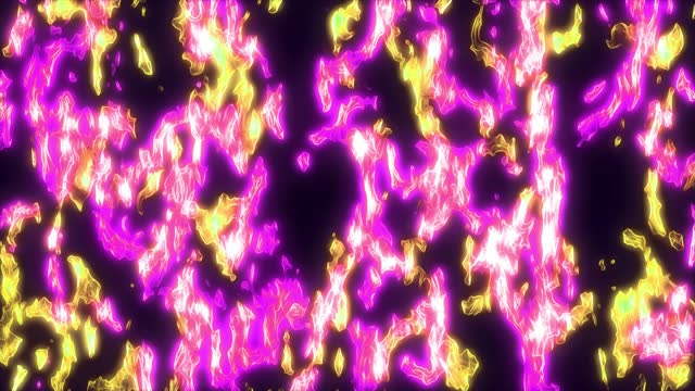 4K Abstract Hi-Tech Glass Fire Patterns and Iridescent Fluid Background. Beautiful Wavy Glass Surface of Liquid with Pattern, Gradient Color and Flow Waves on it. Creative Bright with Soft Smooth Animation.