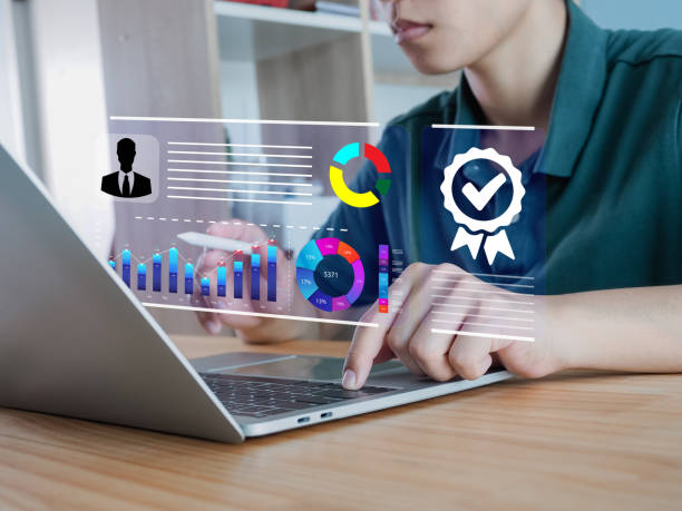 istock iso business chart with business people estimating growth Working with KPIs 1482496335