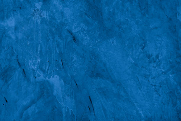 istock Old wall pattern texture cement blue dark abstract  blue color design are light with black gradient background. 1482499524