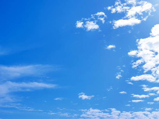 istock Blue sky with white fluffy cloud. Beautiful sky in the morning. 1482501198