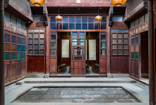 Old Chinese courtyard