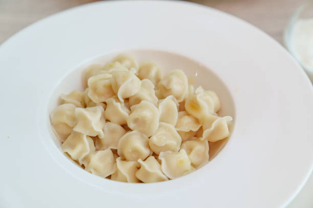 istock small baby dumplings in a white deep plate. the children's menu. 1482532096