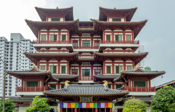 istock Landmark Buddhist temple in Singapore 1482537844