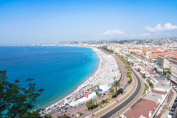 istock Panoramic view of Nice, France 1482538060