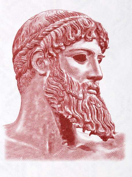 Zeus a portrait from Greek money