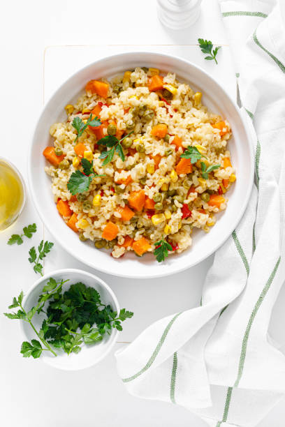 istock Bulgur with vegetables and fresh parsley 1482543145