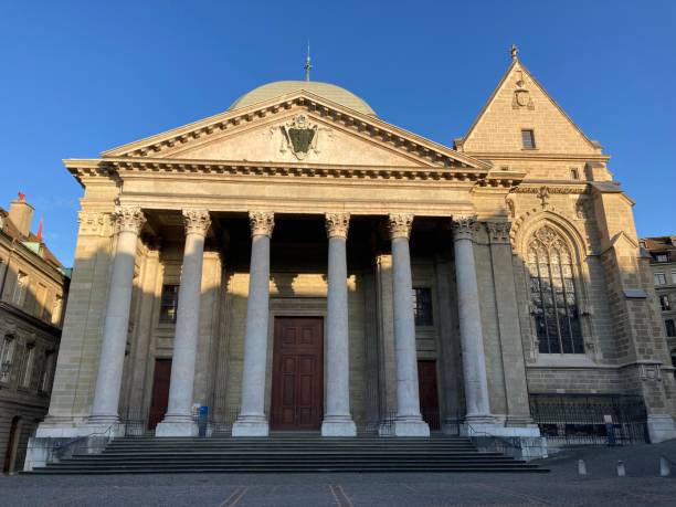 istock Swiss - Geneva - old town - Cathedral Saint-Pierre 1482564124