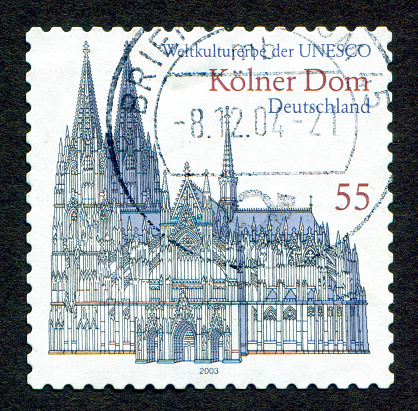 Germany stamp: cologne cathedral