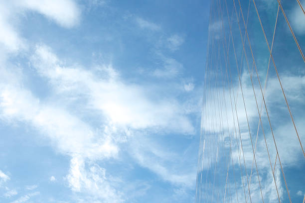 istock Window reflection of building exterior 148258124