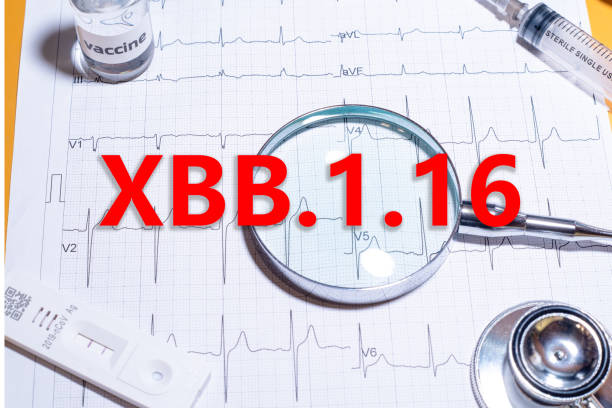 xbb.1.16(arcturus)의 배경, 의료 건강 개념 - bootes 뉴스 사진 이미지