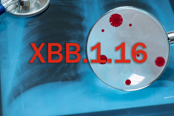 xbb.1.16(arcturus)의 배경, 의료 건강 개념 - bootes 뉴스 사진 이미지