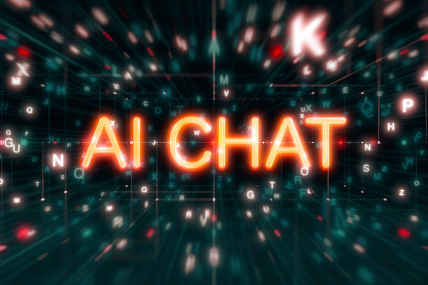 chatbot concept - chat gpt stock illustrations