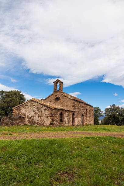 istock Saint-Agricol du Puech chapel, recently restored 1482602566