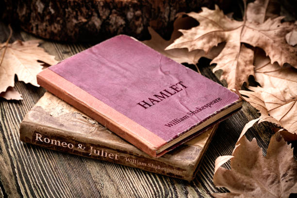Shakespeare play books - Romeo and Juliet , Hamlet. Antique old books.