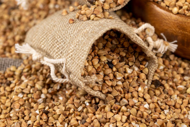 istock natural ecological grown buckwheat, close up 1482619613