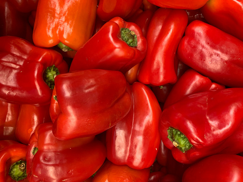 Red Bell Pepper Background