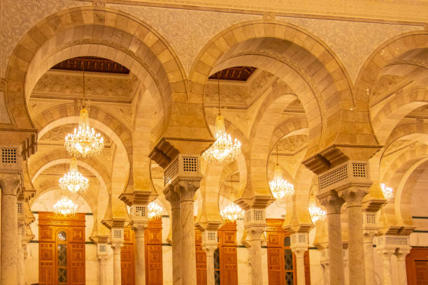 Malik Ibn Anas Mosque or El Abidine Mosque in Carthage, Tunis, Tunisia