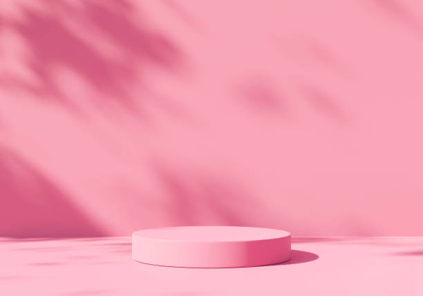 istock Abstract Minimal Modern Podium Platform For Product Display Showcase Presentation Advertising 3D Rendering 1482638495