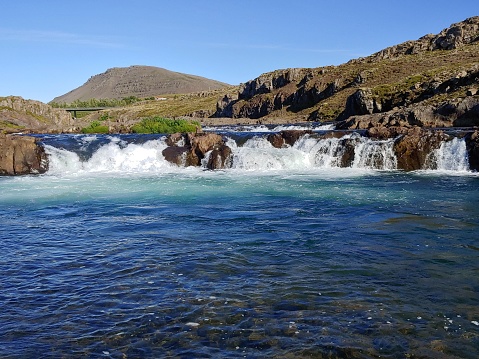 Flowing River in Iceland