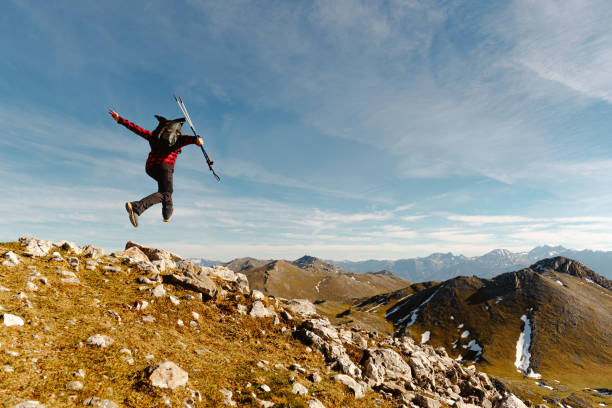 istock man hiking alone in the mountains 1482643243