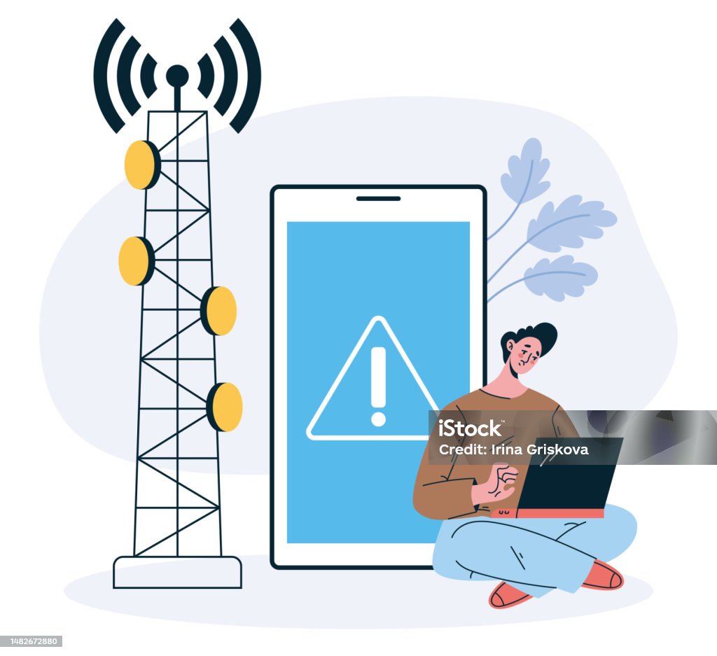 Internet Access Fail Image Internet Access Error Technology Server Unavailable Abstract Concept ...