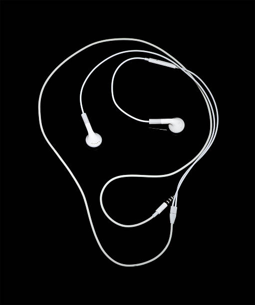 istock White earphones smiley face 148267686