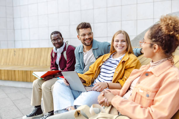 istock Young people hanging out after class. Students life 1482681272