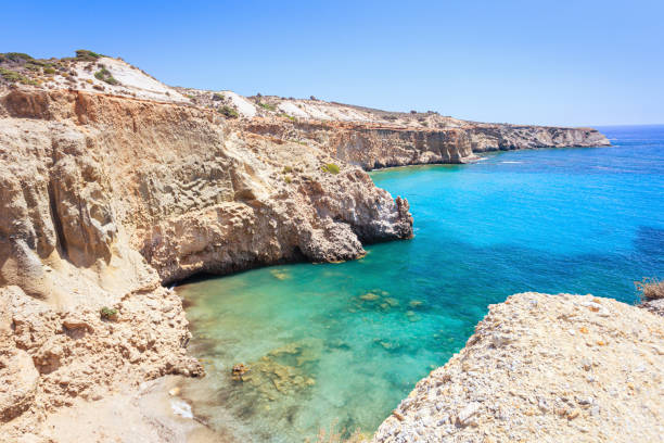 istock Tsigrado beach of Milos island in Greece 1482682471