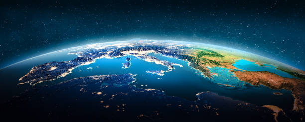 istock Mediterranean Europe, day and night 1482685766