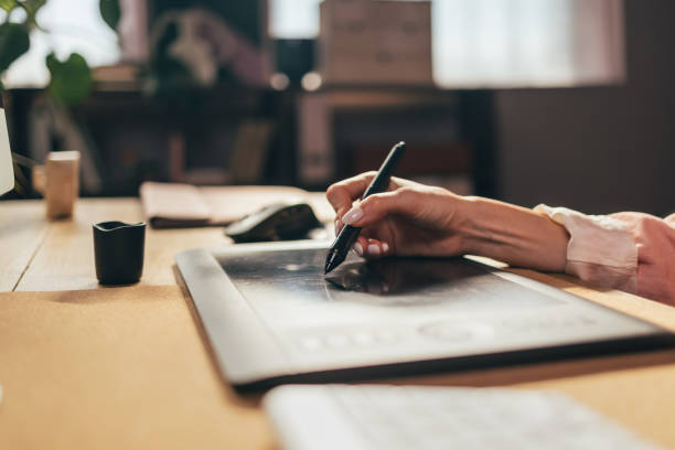 istock An Unrecognizable Businesswoman Using Her Drawing Board While Working  In The Office 1482692817