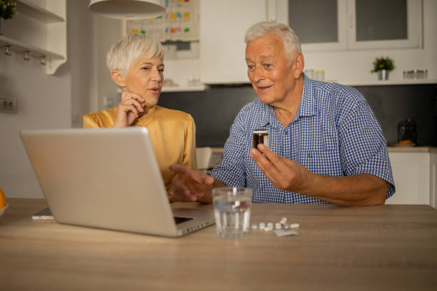 istock Happy senior couple spending time together 1482703286