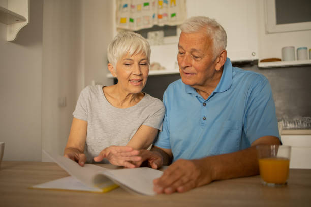 istock Happy senior couple spending time together 1482703334