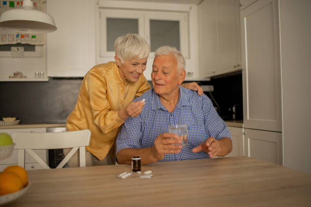 istock Happy senior couple spending time together 1482703344