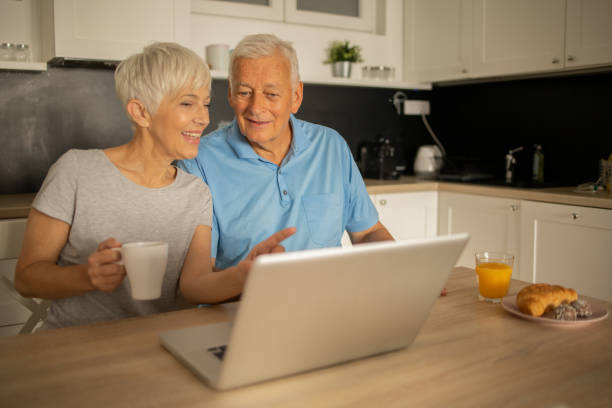 istock Happy senior couple 1482703370