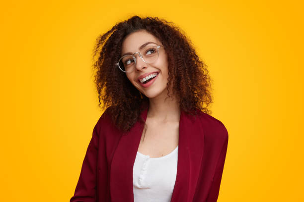 istock Charming dreamy woman in studio 1482706454