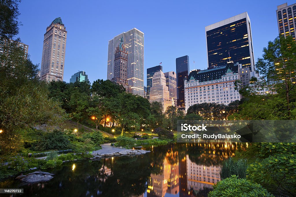 Central Park et Manhattan Skyline. - Photo de New York City libre de droits