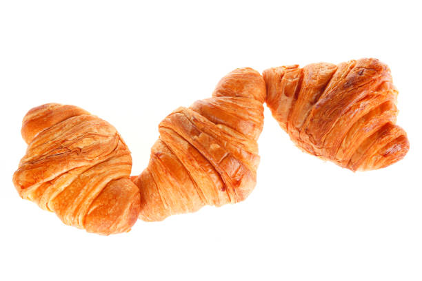 istock Crisp fresh croissants in the background 1482707759