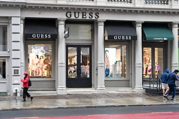 New York City, United States, April 5, 2023 - Guess Store at Broadway New York