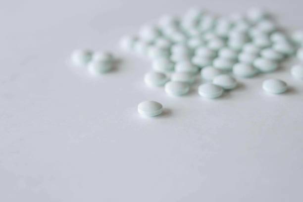 istock Images of blue-white pills and supplements 1482717731