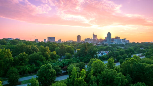 Raleigh, North Carolina, USA. stock photo