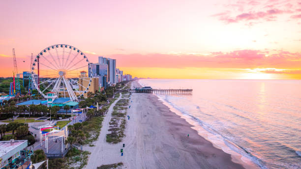 myrtle beach, south carolina. - south carolina stock-fotos und bilder