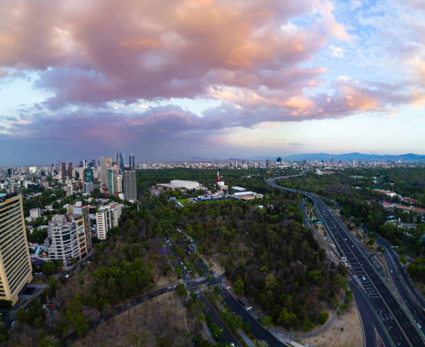 istock Office buildings at Mexico City 1482726092