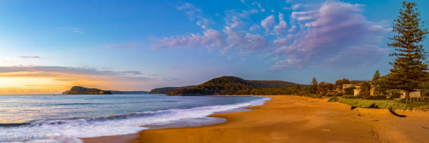 istock Aerial sunrise panorama at the beach 1482738376
