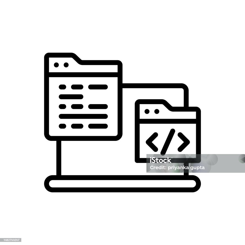 Programs Code Stock Illustration - Download Image Now - Applying ...