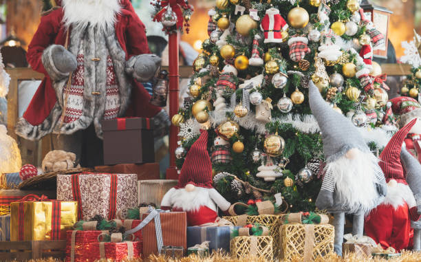 istock Gift and christmas decoration 1482755472