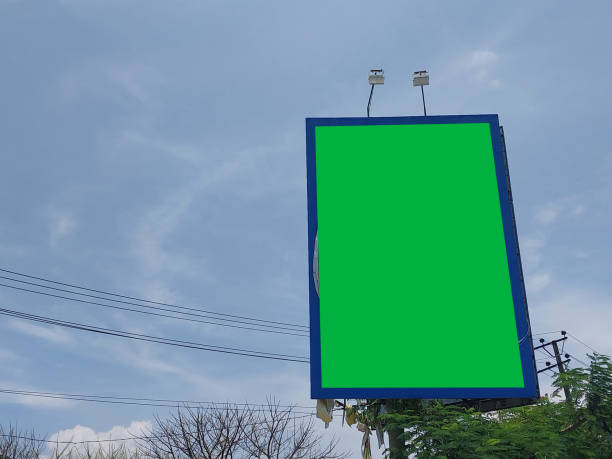 istock High-Impact Advertising with Vertical Chroma Key Billboards 1482765475